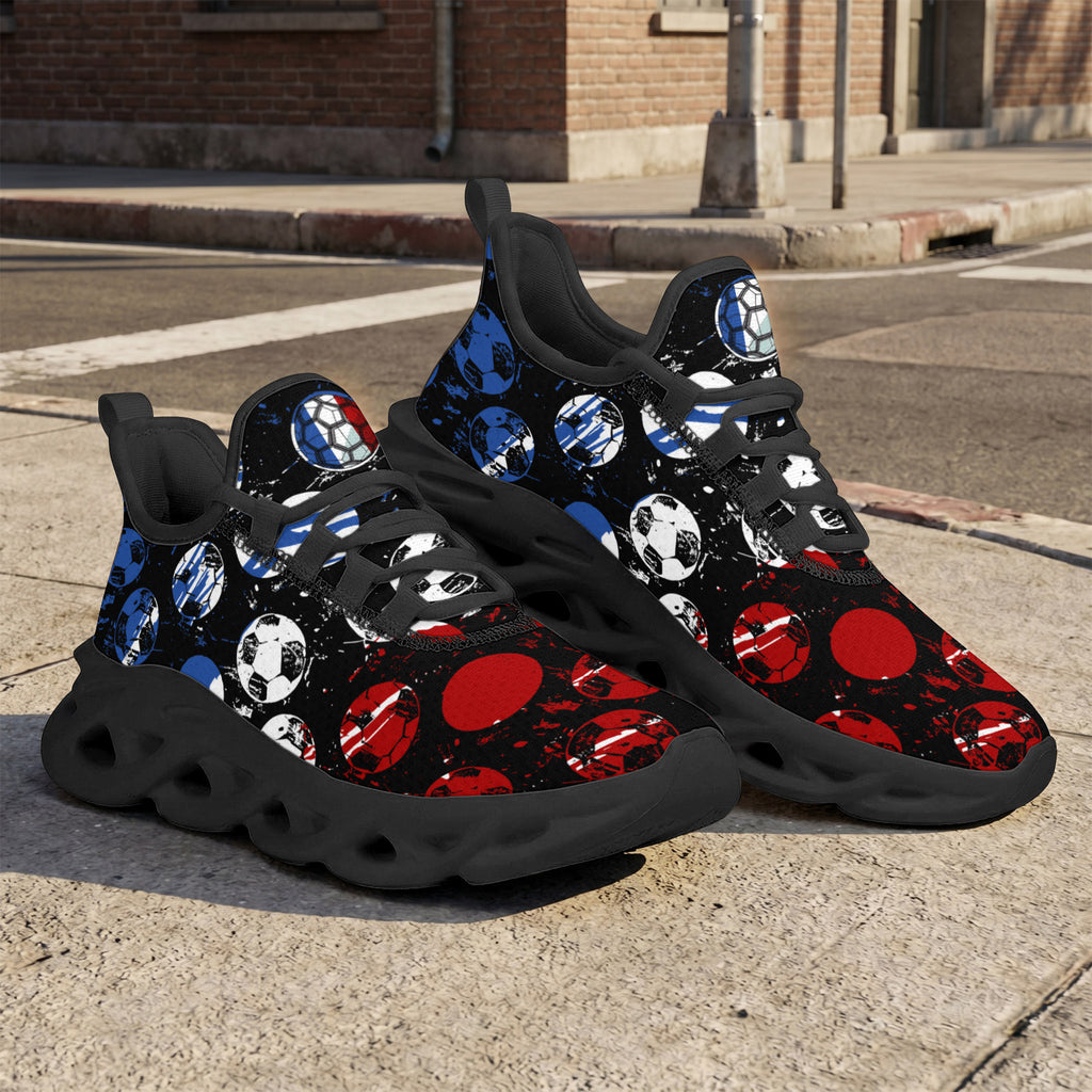 Custom 2026 World Cup France Sneakers DIY Country Flag Running Shoes Lightweight Sport Shoes Gift for Football Fans Personalized Team Name and Logo FN003-F023103-17