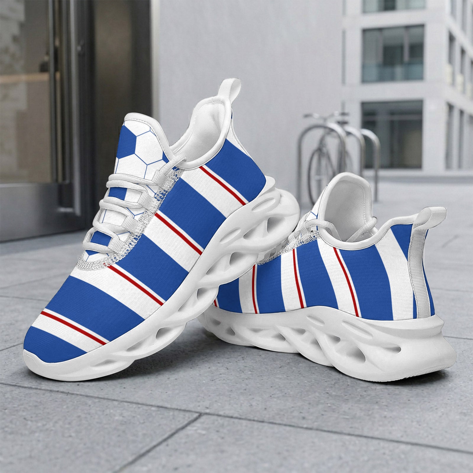 Custom 2026 World Cup France Sneakers DIY Country Flag Running Shoes Lightweight Sport Shoes Gift for Football Fans Personalized Team Name and Logo FN003-F023103-18