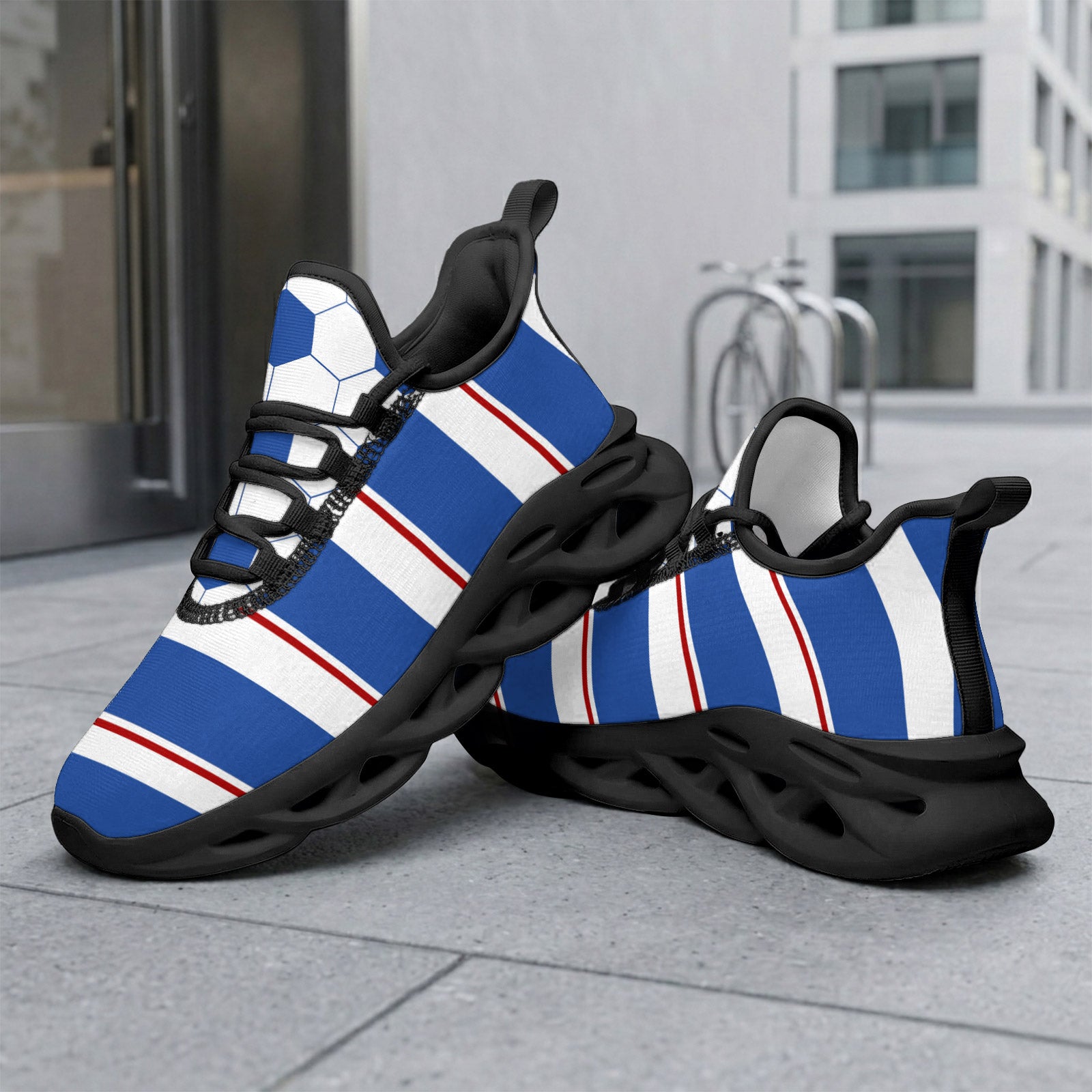 Custom 2026 World Cup France Sneakers DIY Country Flag Running Shoes Lightweight Sport Shoes Gift for Football Fans Personalized Team Name and Logo FN003-F023103-18