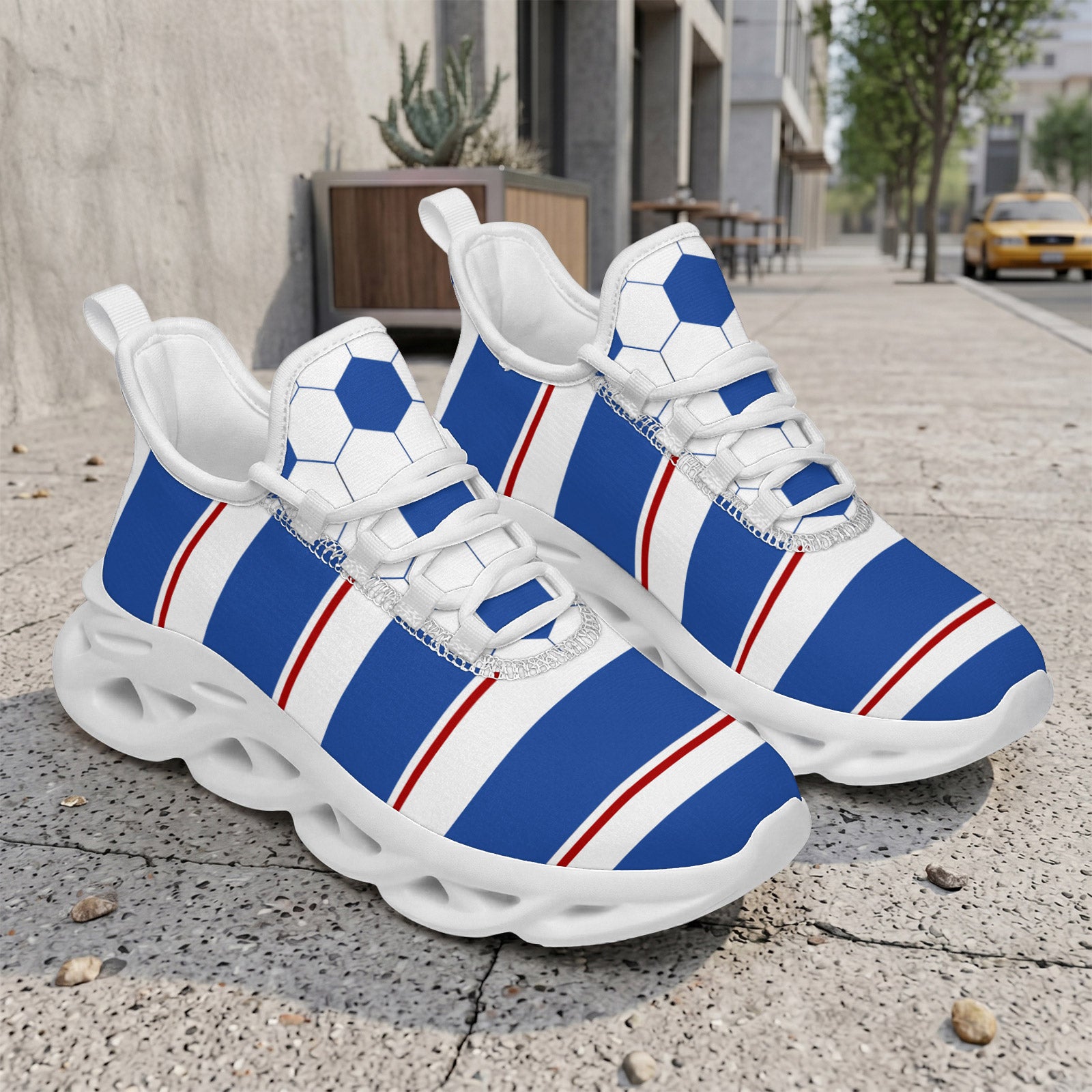 Custom 2026 World Cup France Sneakers DIY Country Flag Running Shoes Lightweight Sport Shoes Gift for Football Fans Personalized Team Name and Logo FN003-F023103-18