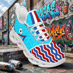 Custom 2026 World Cup France Sneakers DIY Country Flag Running Shoes Lightweight Sport Shoes Gift for Football Fans Personalized Team Name and Logo FN003-F023103-19
