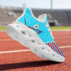 Custom 2026 World Cup France Sneakers DIY Country Flag Running Shoes Lightweight Sport Shoes Gift for Football Fans Personalized Team Name and Logo FN003-F023103-19