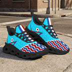 Custom 2026 World Cup France Sneakers DIY Country Flag Running Shoes Lightweight Sport Shoes Gift for Football Fans Personalized Team Name and Logo FN003-F023103-19
