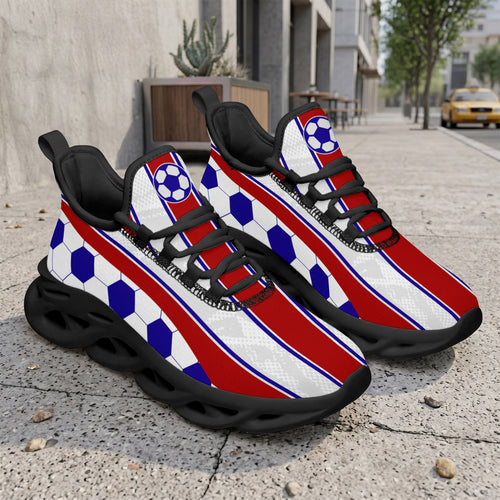Custom 2026 World Cup France Sneakers DIY Country Flag Running Shoes Lightweight Sport Shoes Gift for Football Fans Personalized Team Name and Logo FN003-F023103-1
