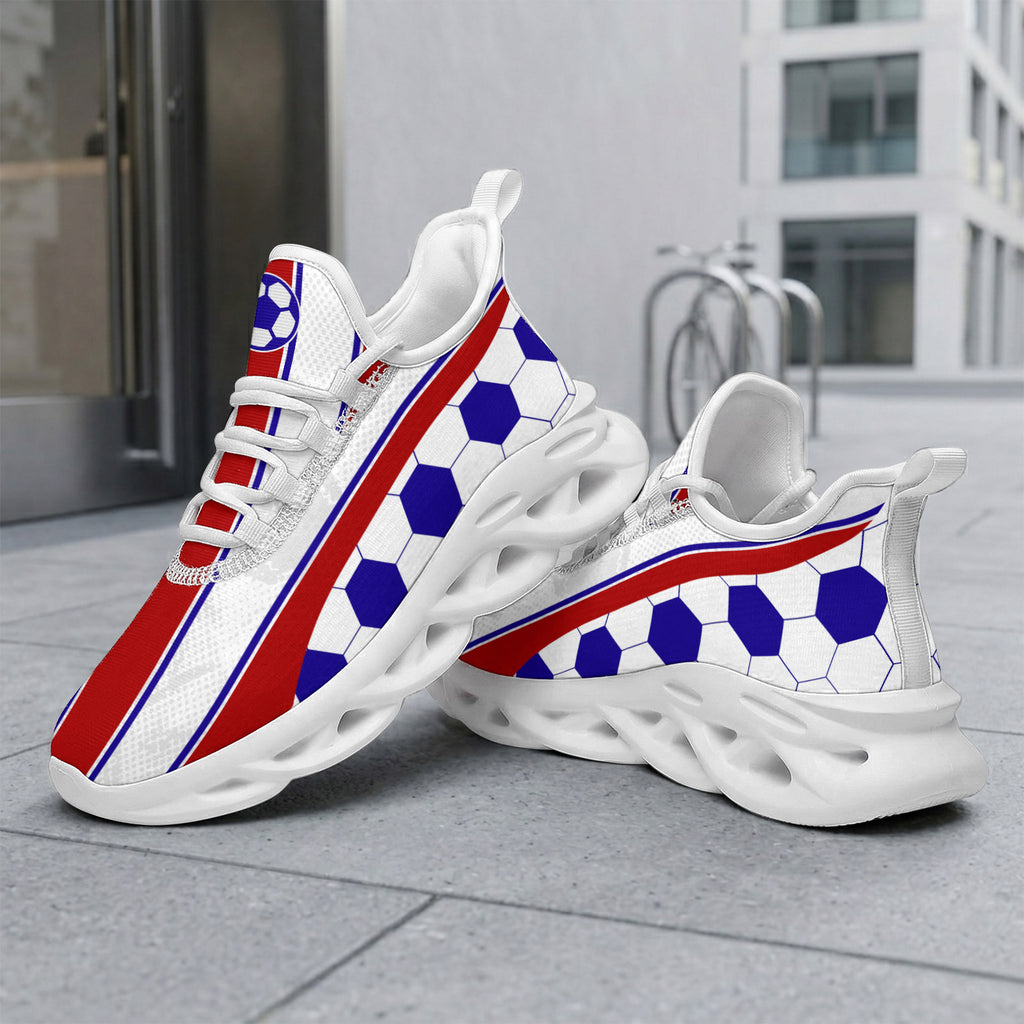 Custom 2026 World Cup France Sneakers DIY Country Flag Running Shoes Lightweight Sport Shoes Gift for Football Fans Personalized Team Name and Logo FN003-F023103-1