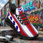 Custom 2026 World Cup France Sneakers DIY Country Flag Running Shoes Lightweight Sport Shoes Gift for Football Fans Personalized Team Name and Logo FN003-F023103-1