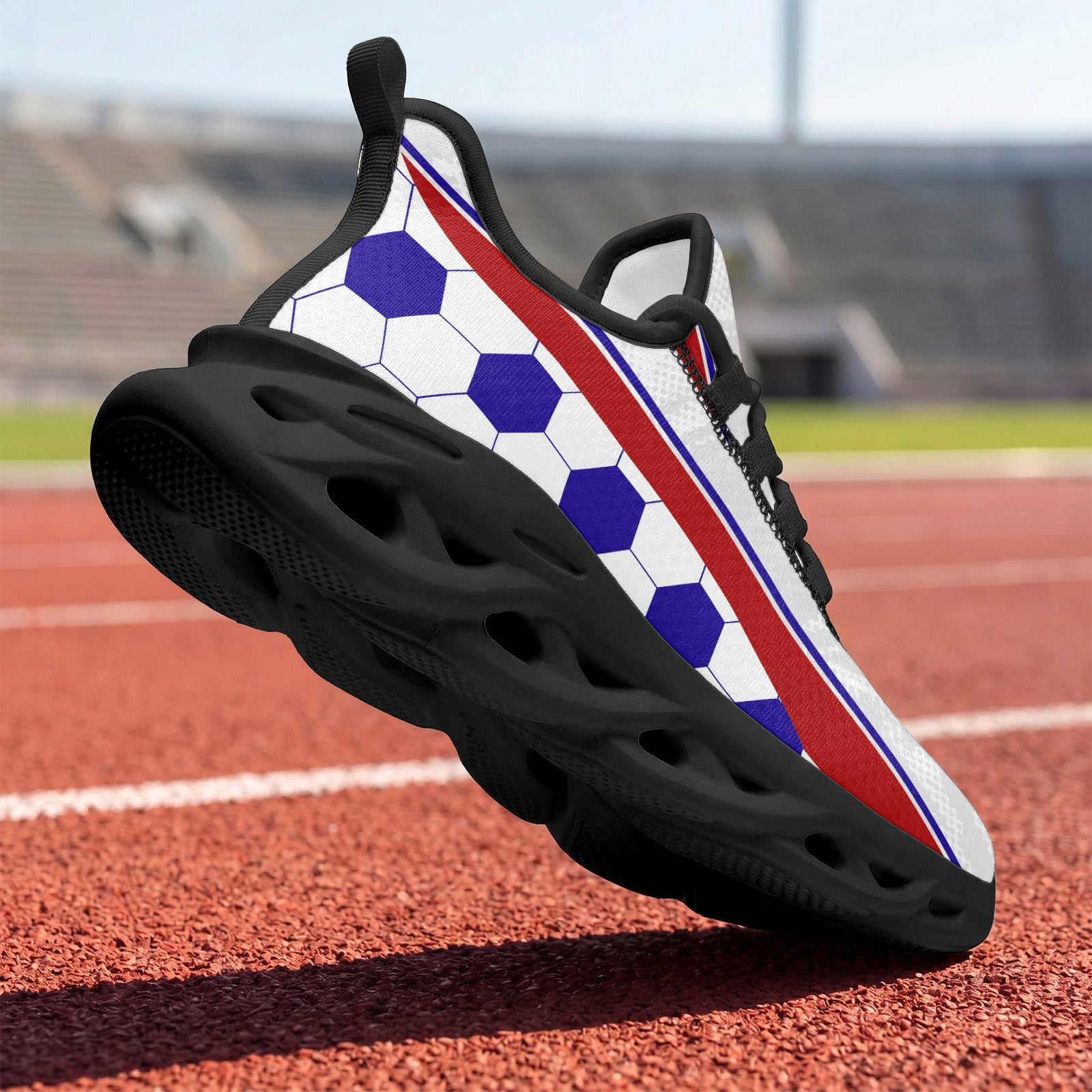 Custom 2026 World Cup France Sneakers DIY Country Flag Running Shoes Lightweight Sport Shoes Gift for Football Fans Personalized Team Name and Logo FN003-F023103-1