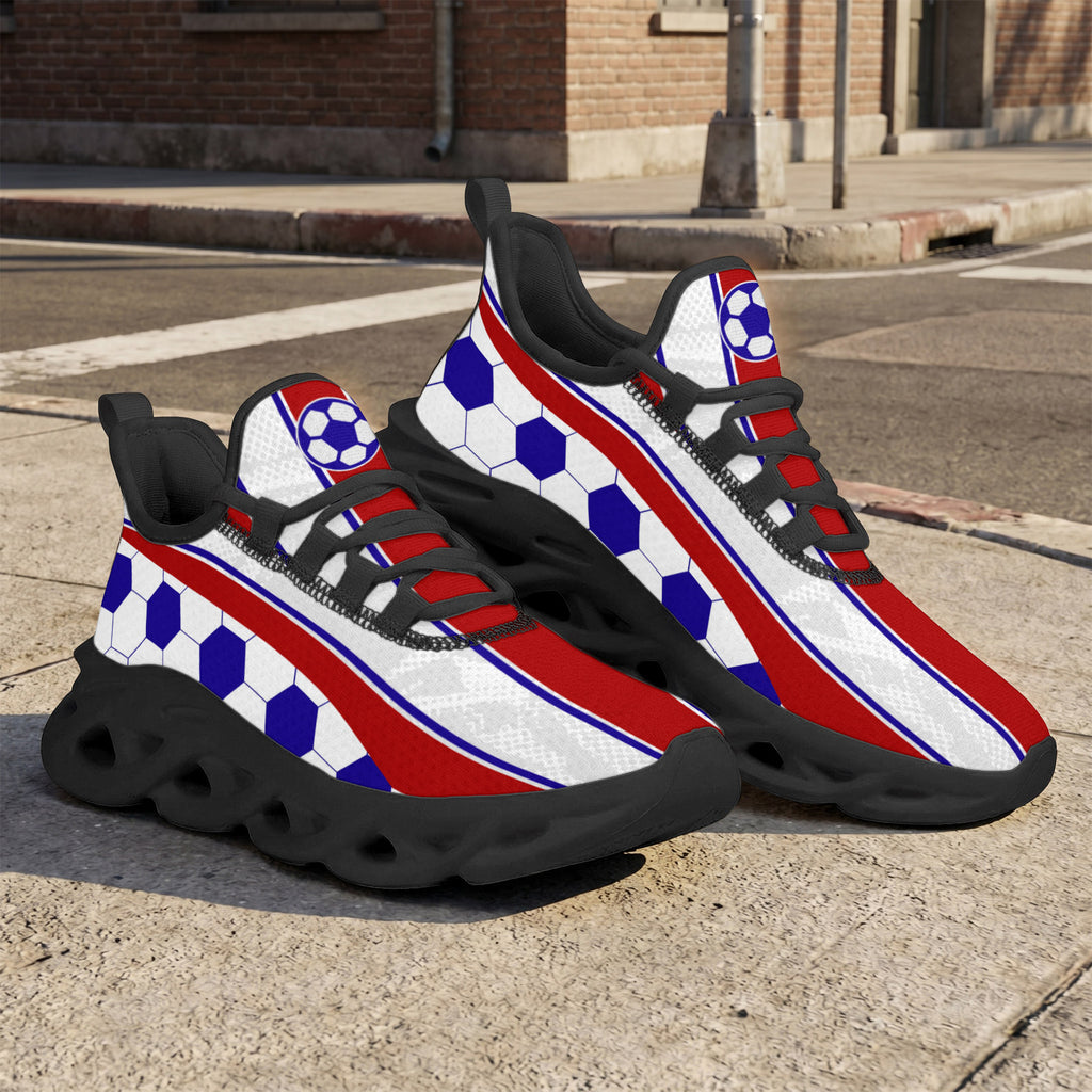 Custom 2026 World Cup France Sneakers DIY Country Flag Running Shoes Lightweight Sport Shoes Gift for Football Fans Personalized Team Name and Logo FN003-F023103-1