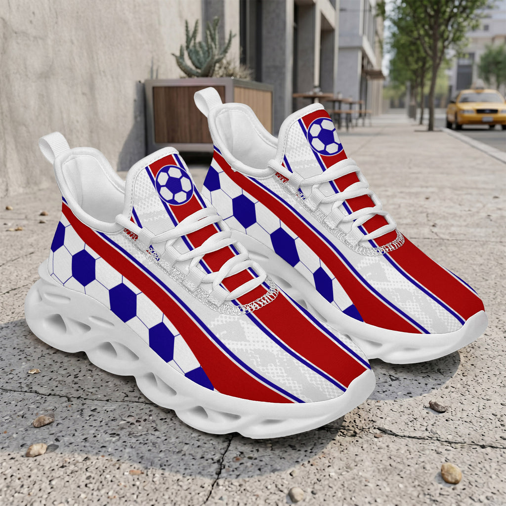 Custom 2026 World Cup France Sneakers DIY Country Flag Running Shoes Lightweight Sport Shoes Gift for Football Fans Personalized Team Name and Logo FN003-F023103-1