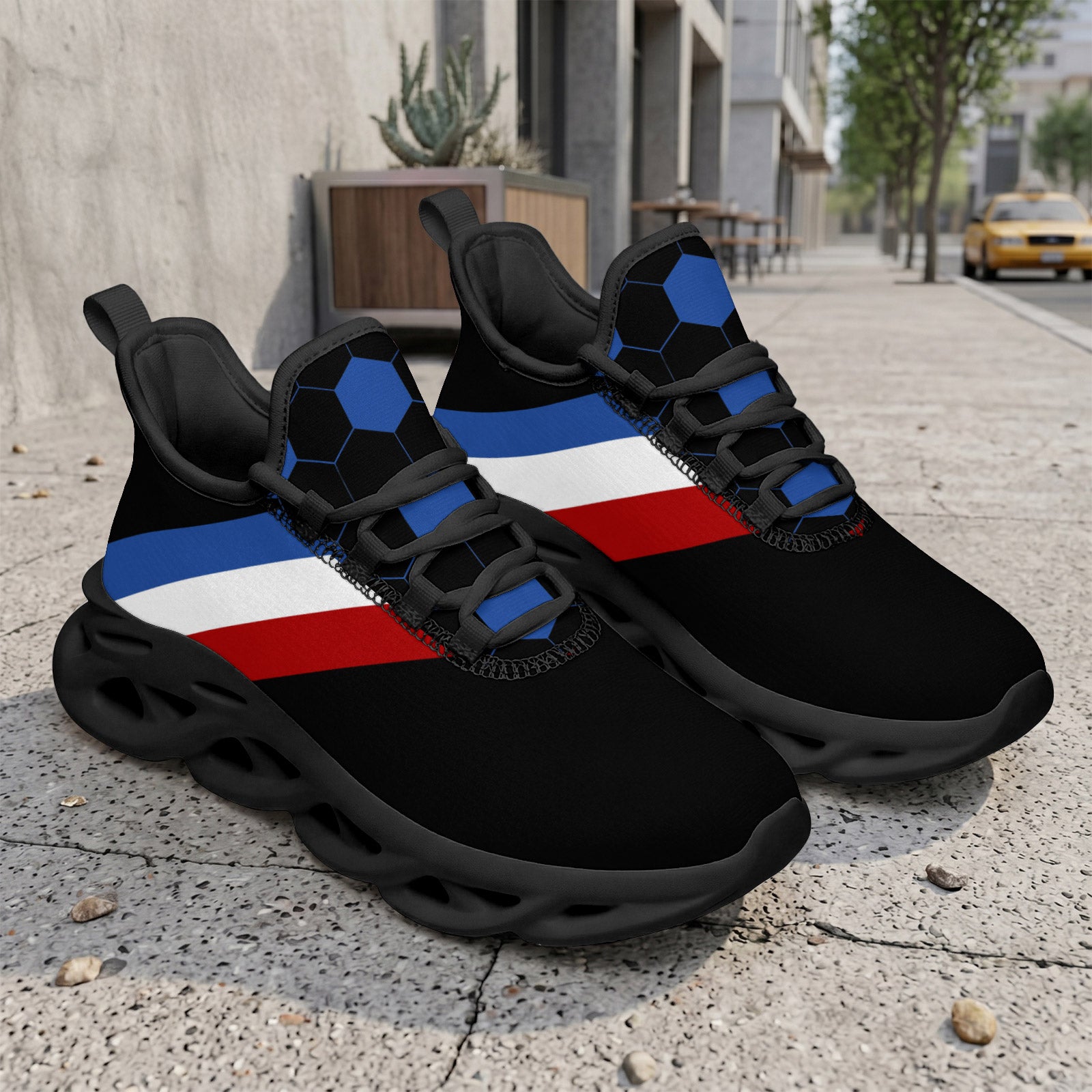 Custom 2026 World Cup France Sneakers DIY Country Flag Running Shoes Lightweight Sport Shoes Gift for Football Fans Personalized Team Name and Logo FN003-F023103-20