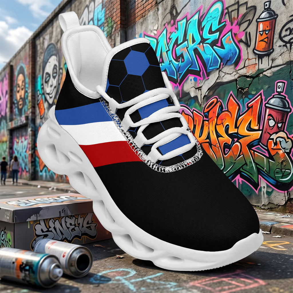 Custom 2026 World Cup France Sneakers DIY Country Flag Running Shoes Lightweight Sport Shoes Gift for Football Fans Personalized Team Name and Logo FN003-F023103-20