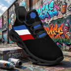 Custom 2026 World Cup France Sneakers DIY Country Flag Running Shoes Lightweight Sport Shoes Gift for Football Fans Personalized Team Name and Logo FN003-F023103-20