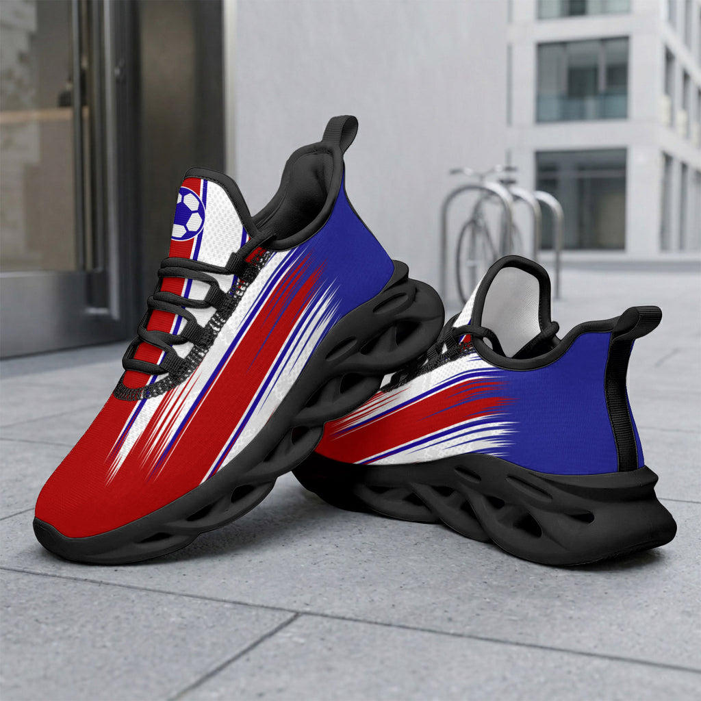 Custom 2026 World Cup France Sneakers DIY Country Flag Running Shoes Lightweight Sport Shoes Gift for Football Fans Personalized Team Name and Logo FN003-F023103-2