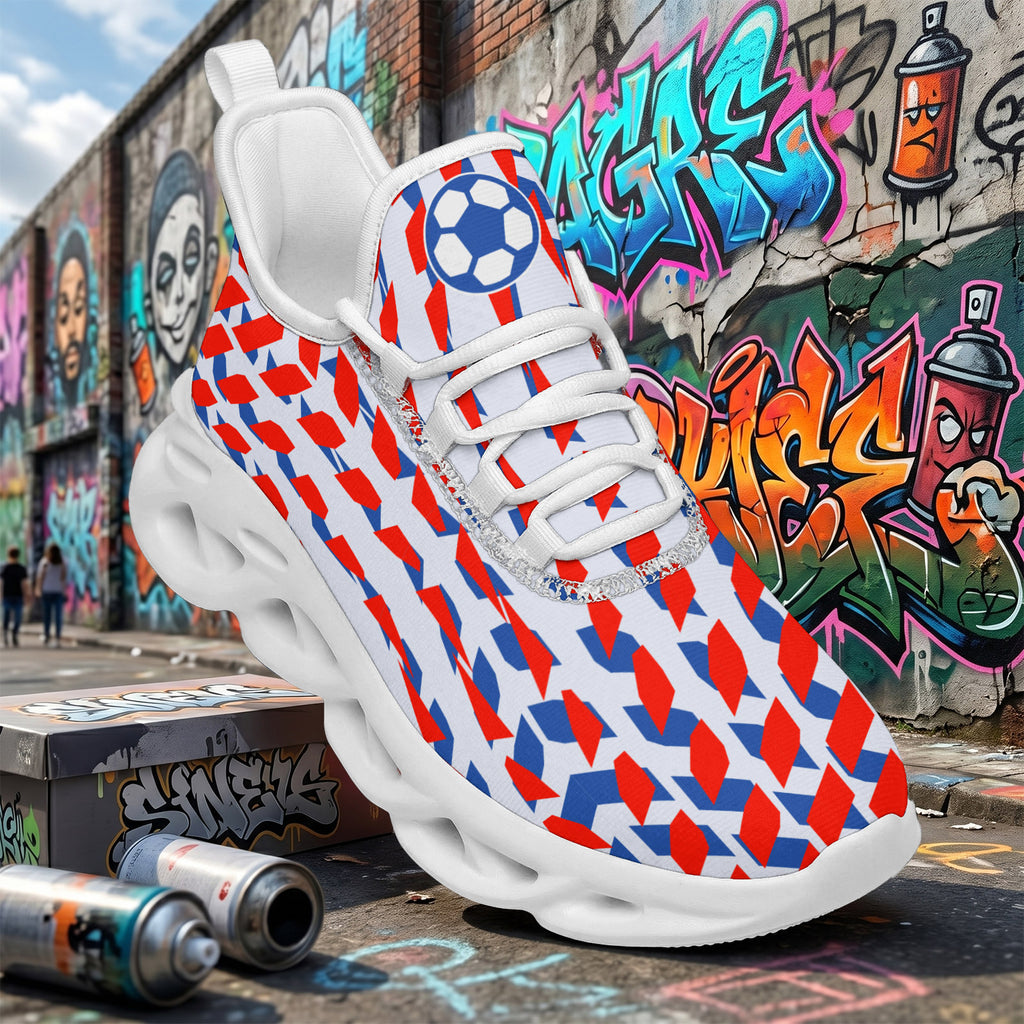 Custom 2026 World Cup France Sneakers DIY Country Flag Running Shoes Lightweight Sport Shoes Gift for Football Fans Personalized Team Name and Logo FN003-F023103-3