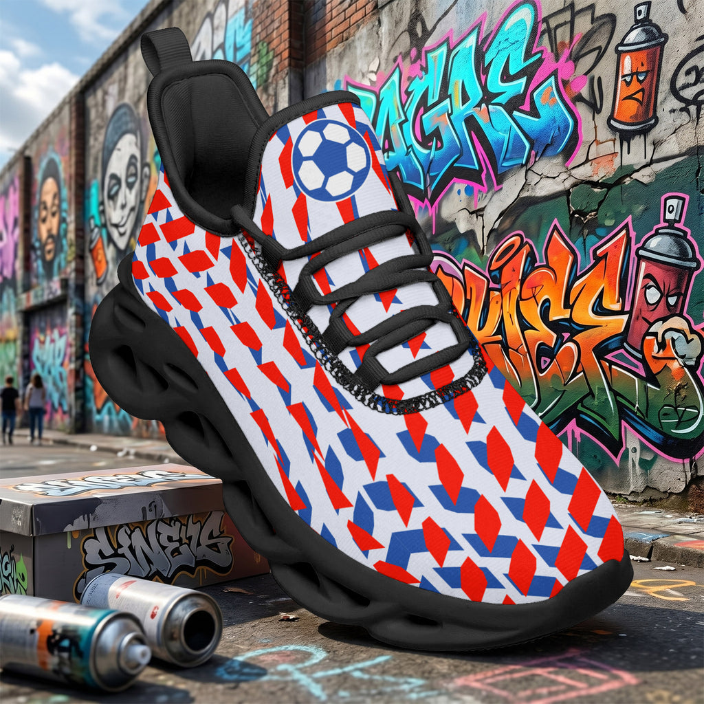 Custom 2026 World Cup France Sneakers DIY Country Flag Running Shoes Lightweight Sport Shoes Gift for Football Fans Personalized Team Name and Logo FN003-F023103-3