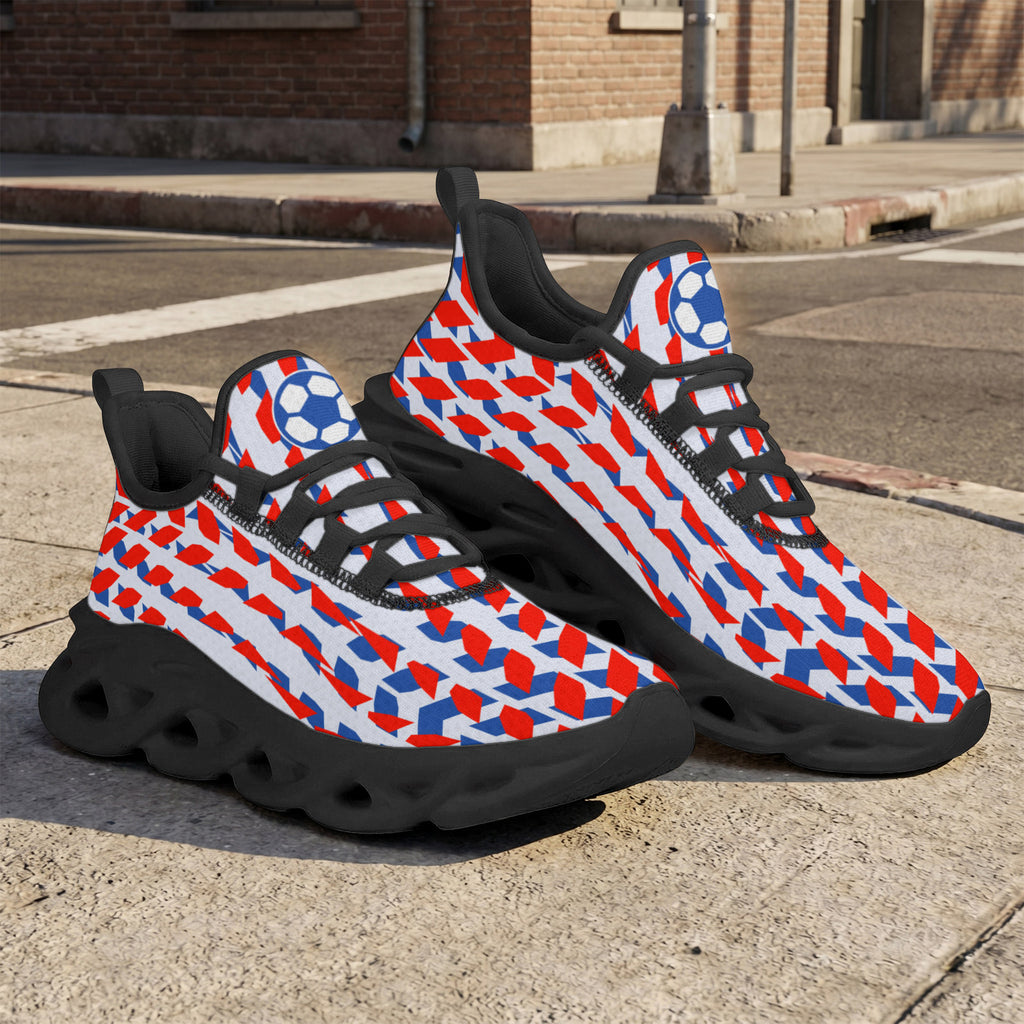 Custom 2026 World Cup France Sneakers DIY Country Flag Running Shoes Lightweight Sport Shoes Gift for Football Fans Personalized Team Name and Logo FN003-F023103-3