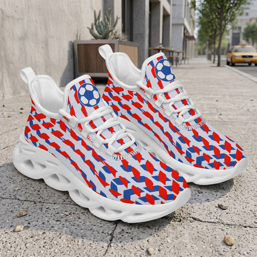 Custom 2026 World Cup France Sneakers DIY Country Flag Running Shoes Lightweight Sport Shoes Gift for Football Fans Personalized Team Name and Logo FN003-F023103-3