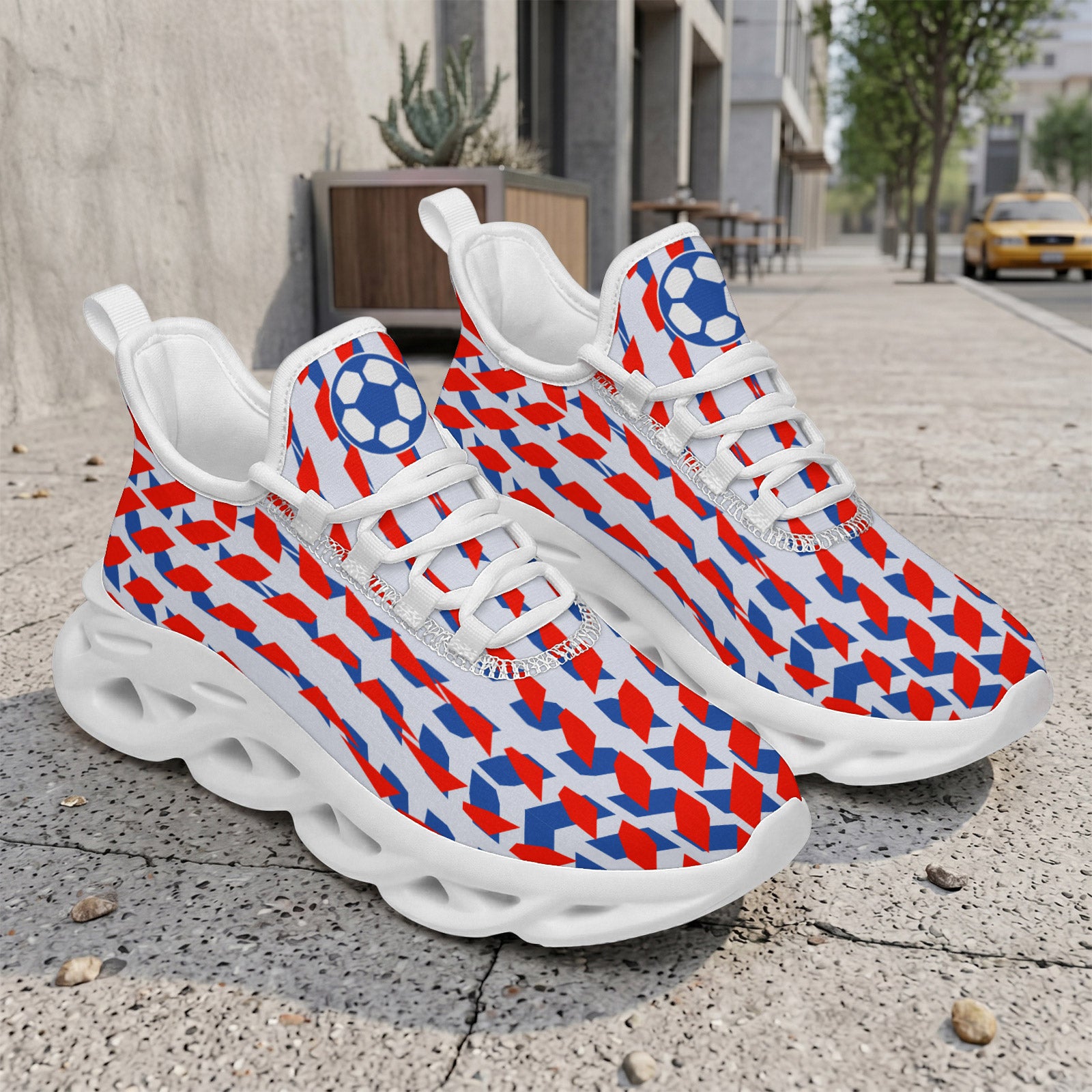 Custom 2026 World Cup France Sneakers DIY Country Flag Running Shoes Lightweight Sport Shoes Gift for Football Fans Personalized Team Name and Logo FN003-F023103-3