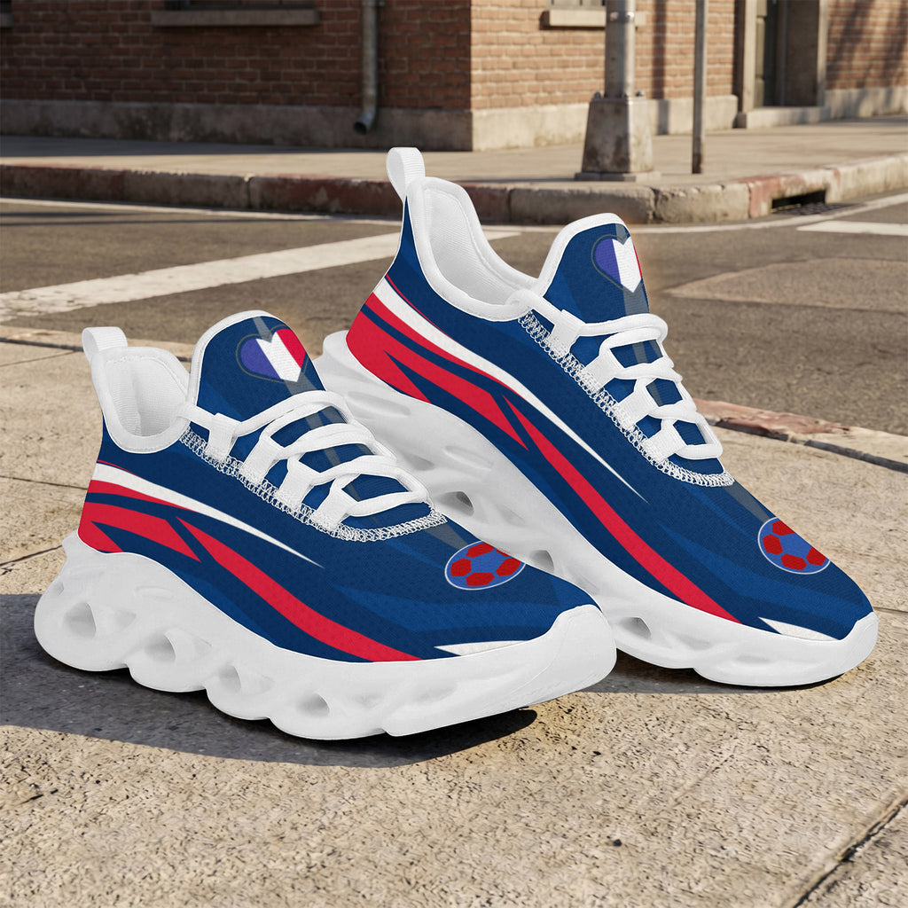 Custom 2026 World Cup France Sneakers DIY Country Flag Running Shoes Lightweight Sport Shoes Gift for Football Fans Personalized Team Name and Logo FN003-F023103-4