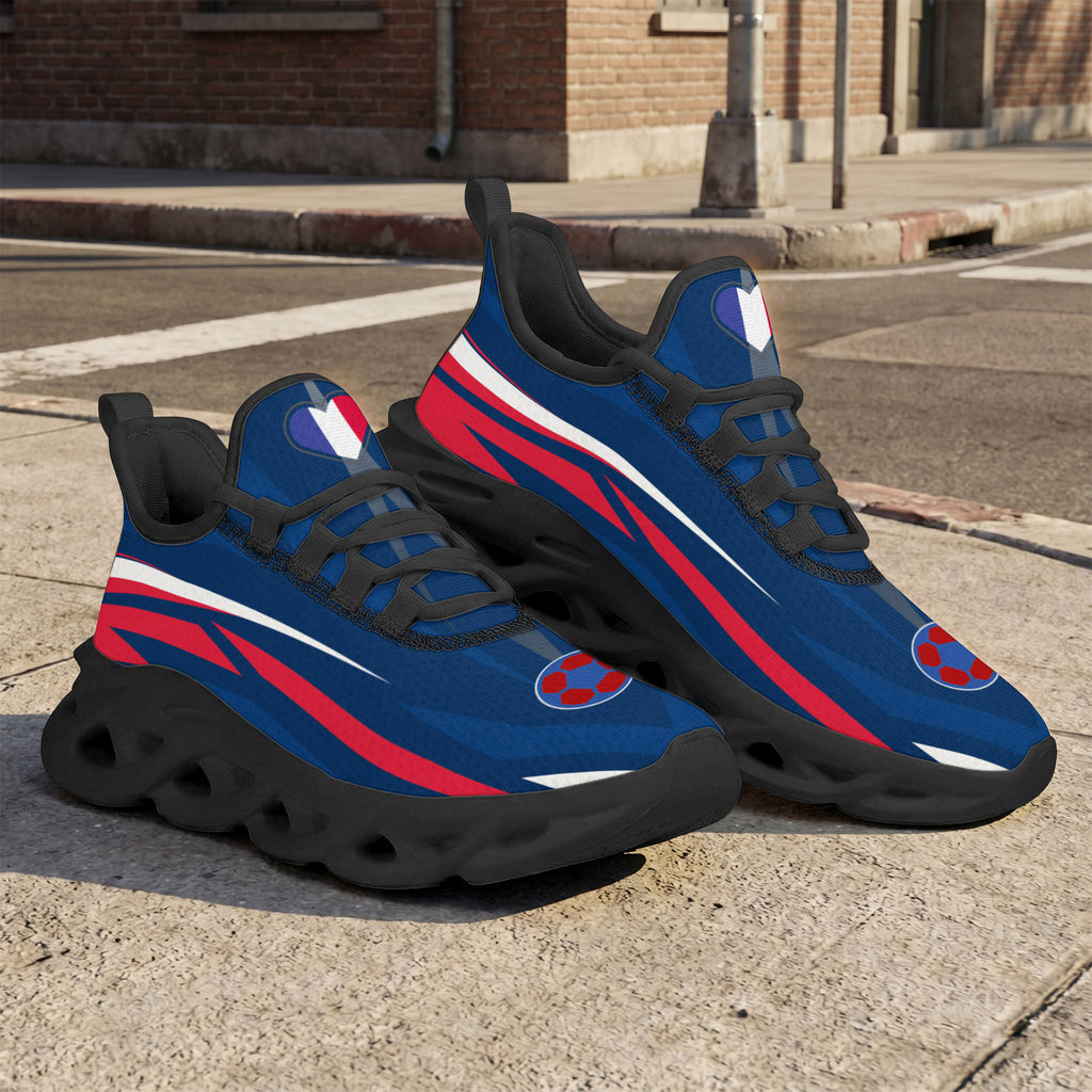 Custom 2026 World Cup France Sneakers DIY Country Flag Running Shoes Lightweight Sport Shoes Gift for Football Fans Personalized Team Name and Logo FN003-F023103-4