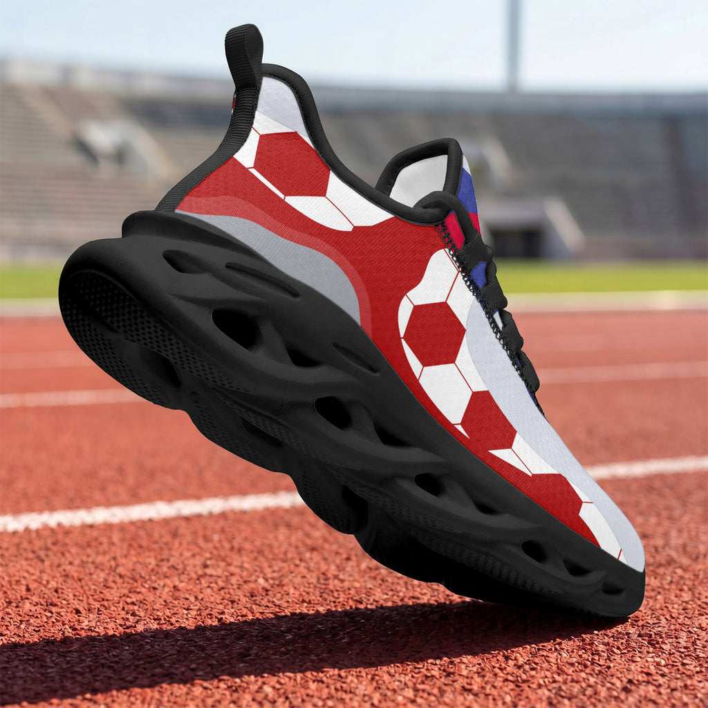 Custom 2026 World Cup France Sneakers DIY Country Flag Running Shoes Lightweight Sport Shoes Gift for Football Fans Personalized Team Name and Logo FN003-F023103-5