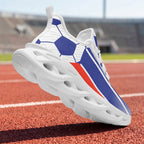 Custom 2026 World Cup France Sneakers DIY Country Flag Running Shoes Lightweight Sport Shoes Gift for Football Fans Personalized Team Name and Logo FN003-F023103-6