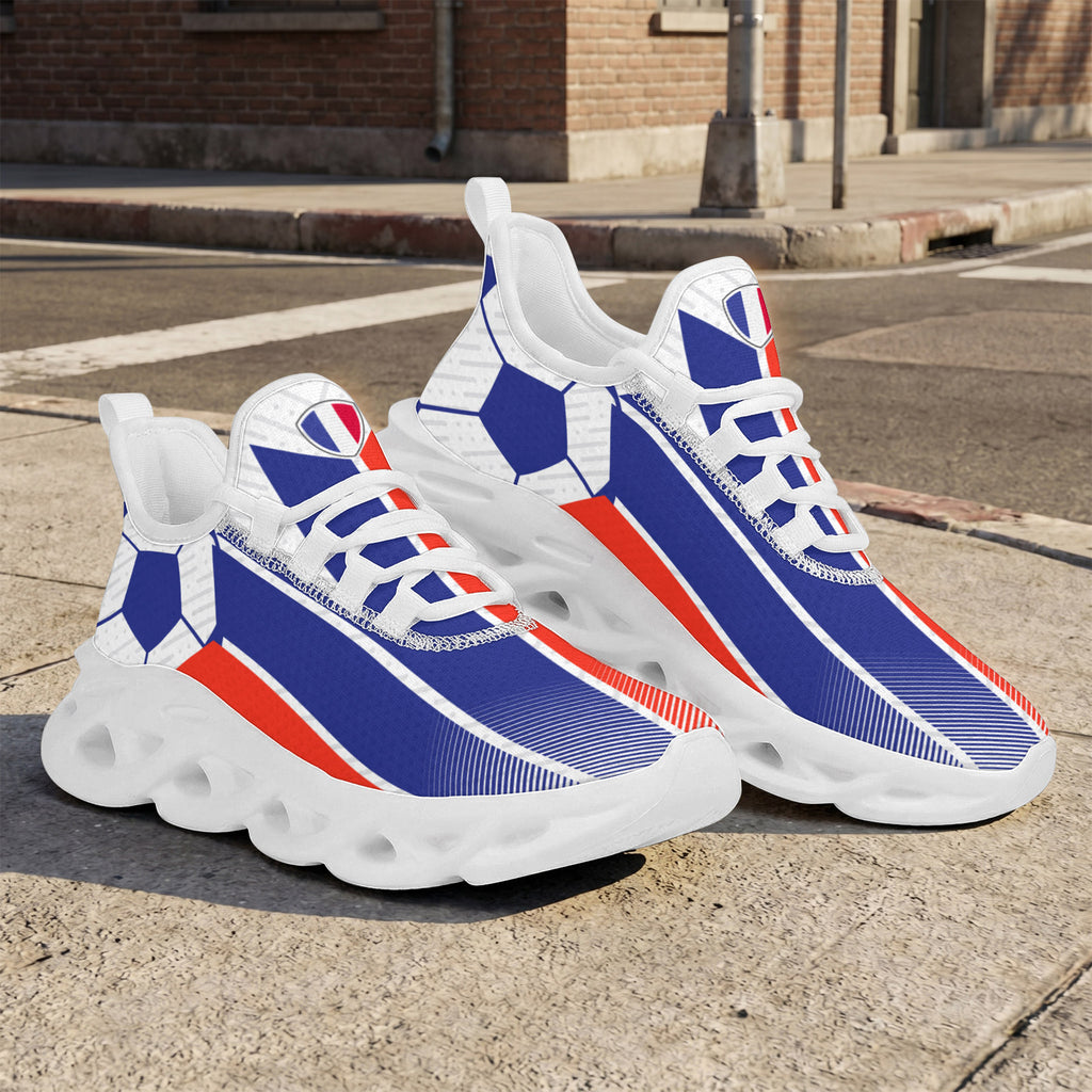 Custom 2026 World Cup France Sneakers DIY Country Flag Running Shoes Lightweight Sport Shoes Gift for Football Fans Personalized Team Name and Logo FN003-F023103-6
