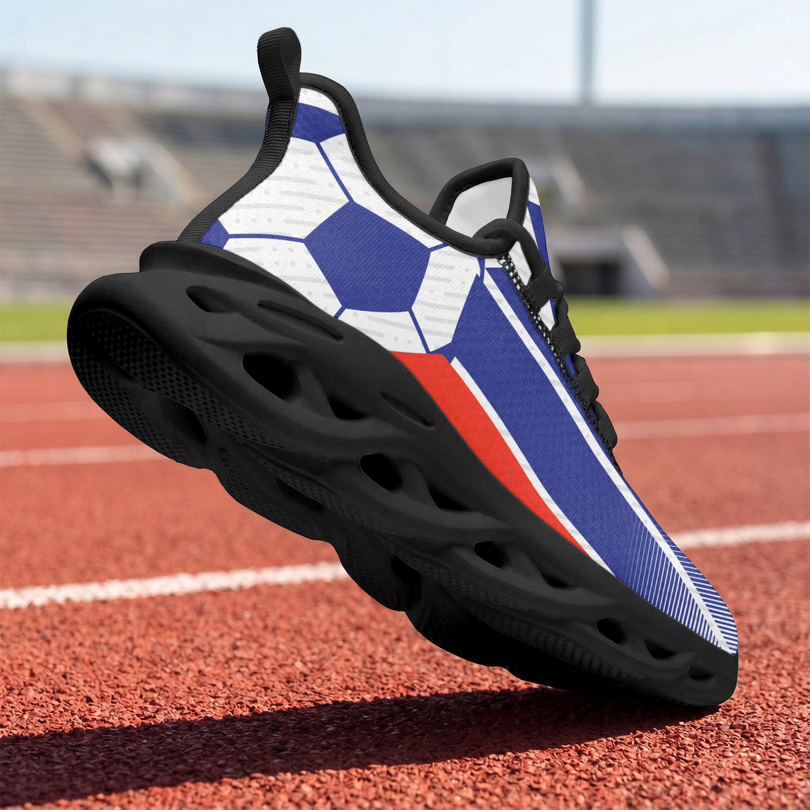 Custom 2026 World Cup France Sneakers DIY Country Flag Running Shoes Lightweight Sport Shoes Gift for Football Fans Personalized Team Name and Logo FN003-F023103-6