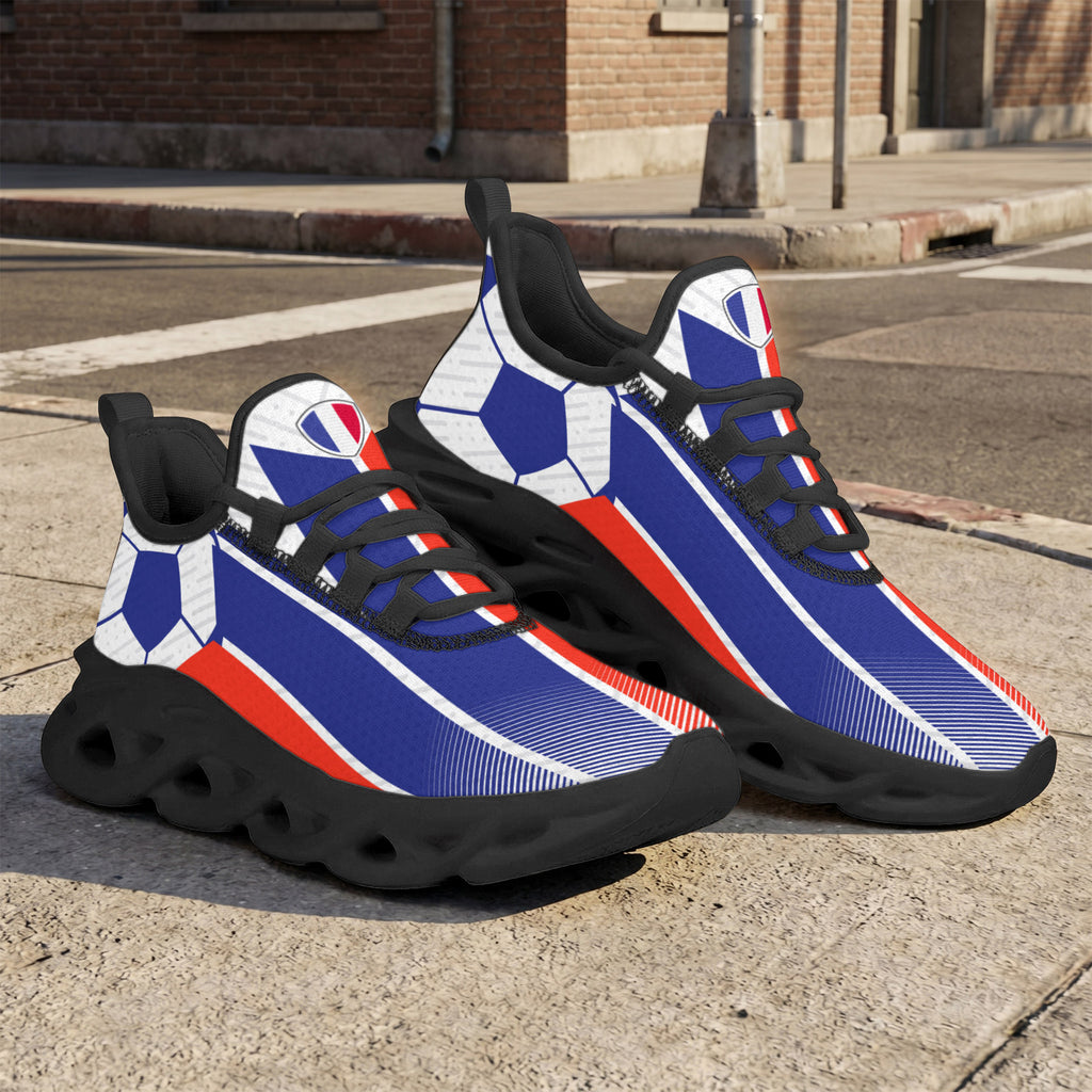 Custom 2026 World Cup France Sneakers DIY Country Flag Running Shoes Lightweight Sport Shoes Gift for Football Fans Personalized Team Name and Logo FN003-F023103-6