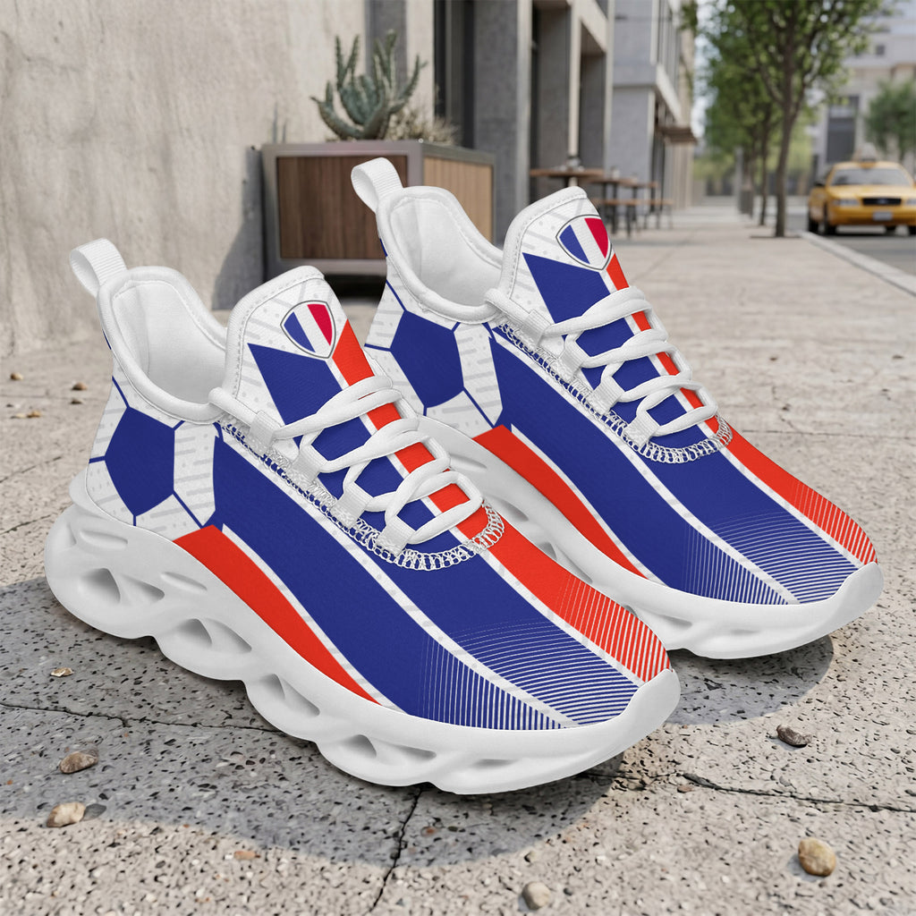 Custom 2026 World Cup France Sneakers DIY Country Flag Running Shoes Lightweight Sport Shoes Gift for Football Fans Personalized Team Name and Logo FN003-F023103-6