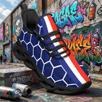 Custom 2026 World Cup France Sneakers DIY Country Flag Running Shoes Lightweight Sport Shoes Gift for Football Fans Personalized Team Name and Logo FN003-F023103-7