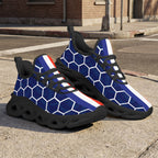 Custom 2026 World Cup France Sneakers DIY Country Flag Running Shoes Lightweight Sport Shoes Gift for Football Fans Personalized Team Name and Logo FN003-F023103-7