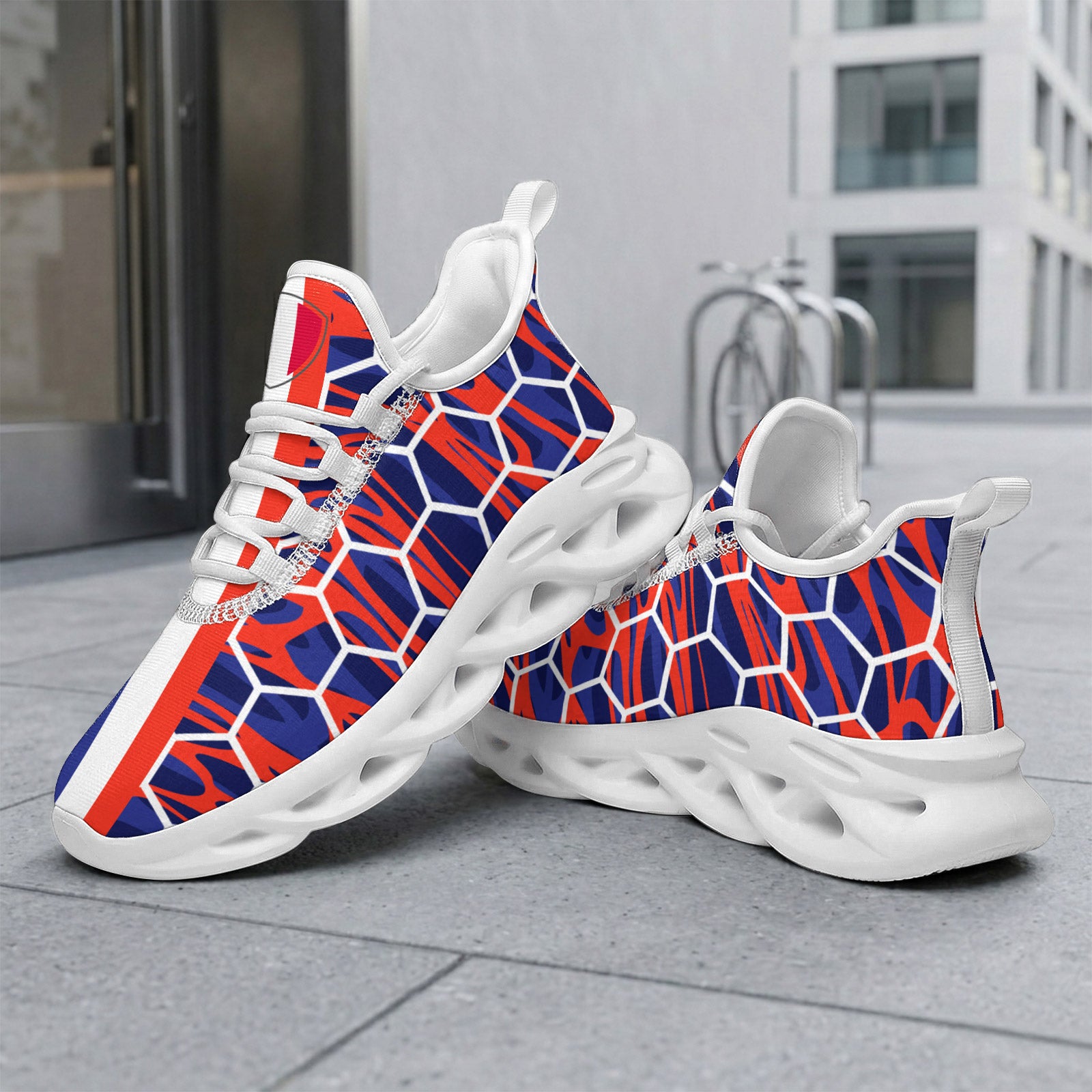 Custom 2026 World Cup France Sneakers DIY Country Flag Running Shoes Lightweight Sport Shoes Gift for Football Fans Personalized Team Name and Logo FN003-F023103-8