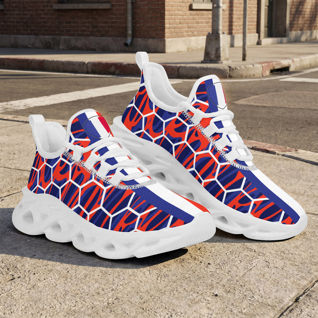 Custom 2026 World Cup France Sneakers DIY Country Flag Running Shoes Lightweight Sport Shoes Gift for Football Fans Personalized Team Name and Logo FN003-F023103-8
