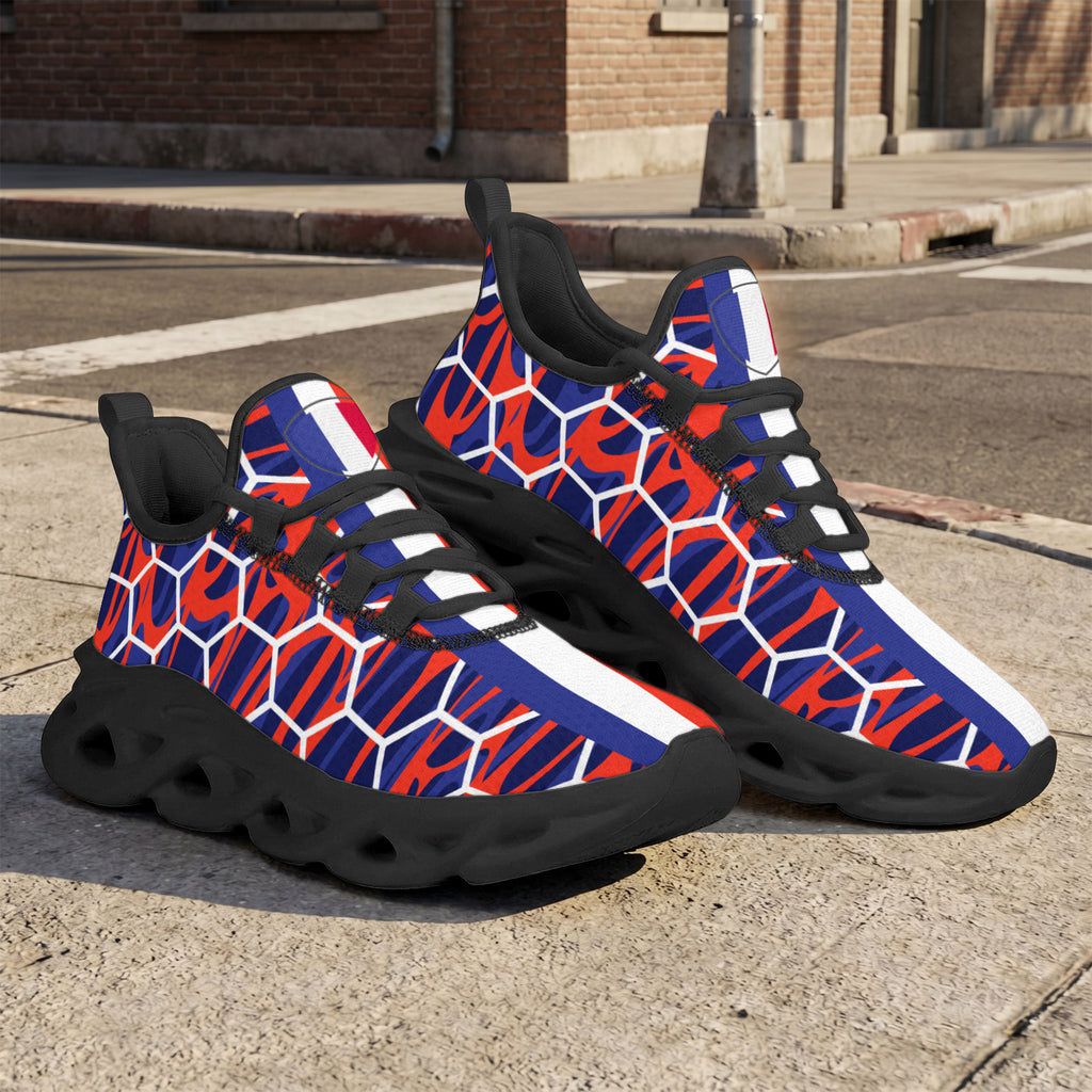 Custom 2026 World Cup France Sneakers DIY Country Flag Running Shoes Lightweight Sport Shoes Gift for Football Fans Personalized Team Name and Logo FN003-F023103-8