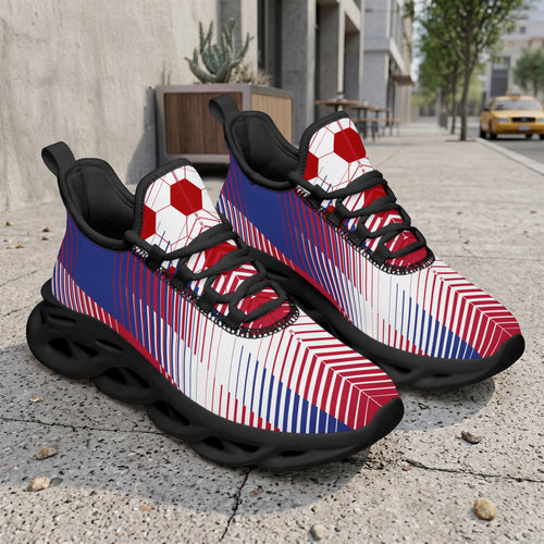 Custom 2026 World Cup France Sneakers DIY Country Flag Running Shoes Lightweight Sport Shoes Gift for Football Fans Personalized Team Name and Logo FN003-F023103-9