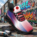 Custom 2026 World Cup France Sneakers DIY Country Flag Running Shoes Lightweight Sport Shoes Gift for Football Fans Personalized Team Name and Logo FN003-F023103-9