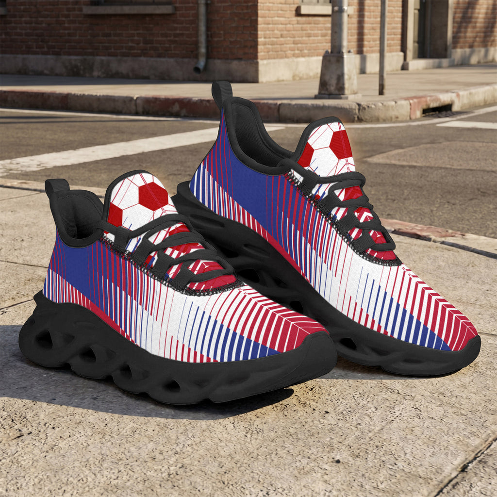 Custom 2026 World Cup France Sneakers DIY Country Flag Running Shoes Lightweight Sport Shoes Gift for Football Fans Personalized Team Name and Logo FN003-F023103-9