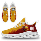 Custom 2026 World Cup Spain High Quality Soccer Stadium Version Jersey Sneakers Sports Shoes and Hat Combo Offer Personalized Team Name and Logo ZH-F025077-1