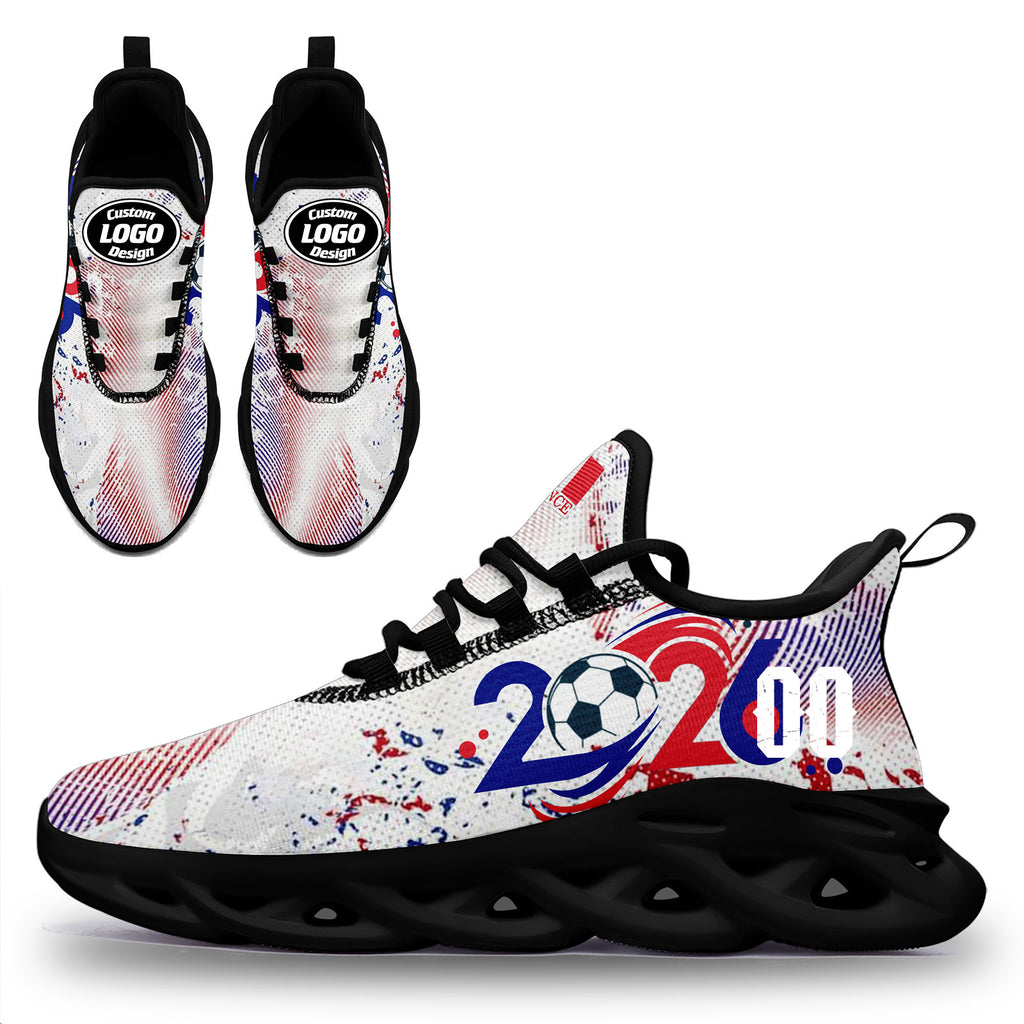 Custom 2026 World Cup France High Quality Soccer Stadium Version Jersey Sneakers Sports Shoes and Hat Combo Offer Personalized Team Name and Logo ZH-F025084-2
