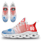 Custom 2026 World Cup France High Quality Soccer Stadium Version Jersey Sneakers Sports Shoes and Hat Combo Offer Personalized Team Name and Logo ZH-F025084-4