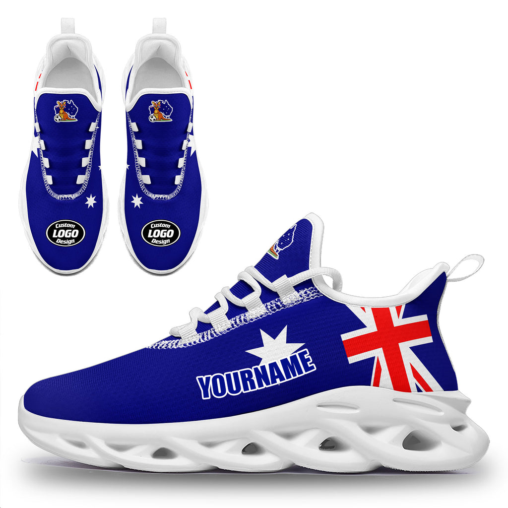 Custom Australia 2026 World Cup High Quality Soccer Stadium Version Jersey Sneakers Sports Shoes and Hat Combo Offer Personalized Team Name and Logo ZH-F025140-1