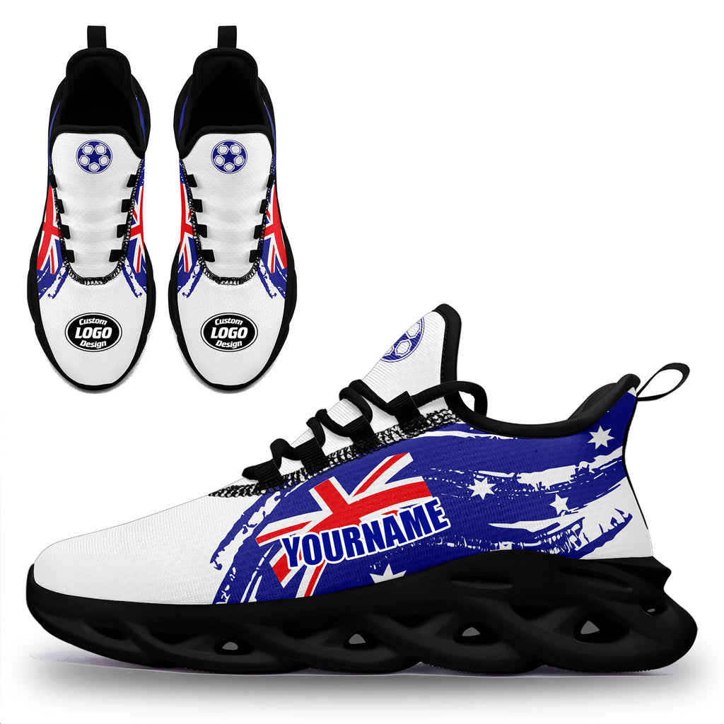 Custom Australia 2026 World Cup High Quality Soccer Stadium Version Jersey Sneakers Sports Shoes and Hat Combo Offer Personalized Team Name and Logo ZH-F025140-2