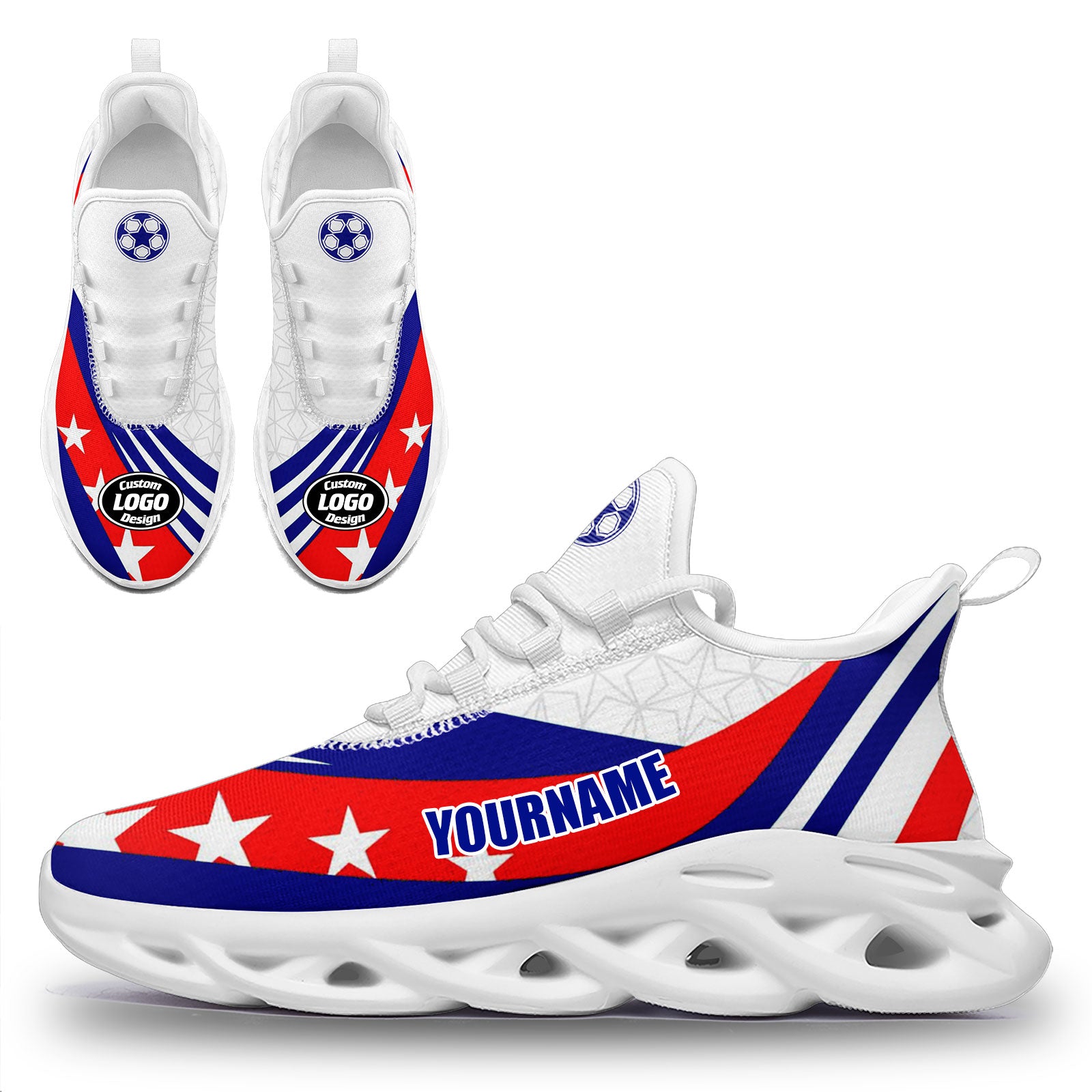 Custom Australia 2026 World Cup High Quality Soccer Stadium Version Jersey Sneakers Sports Shoes and Hat Combo Offer Personalized Team Name and Logo ZH-F025140-3