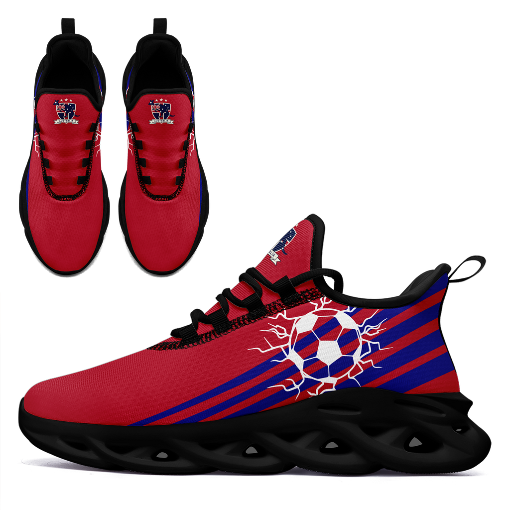 Custom Australia 2026 World Cup High Quality Soccer Stadium Version Jersey Sneakers Sports Shoes and Hat Combo Offer Personalized Team Name and Logo ZH-F025140-4