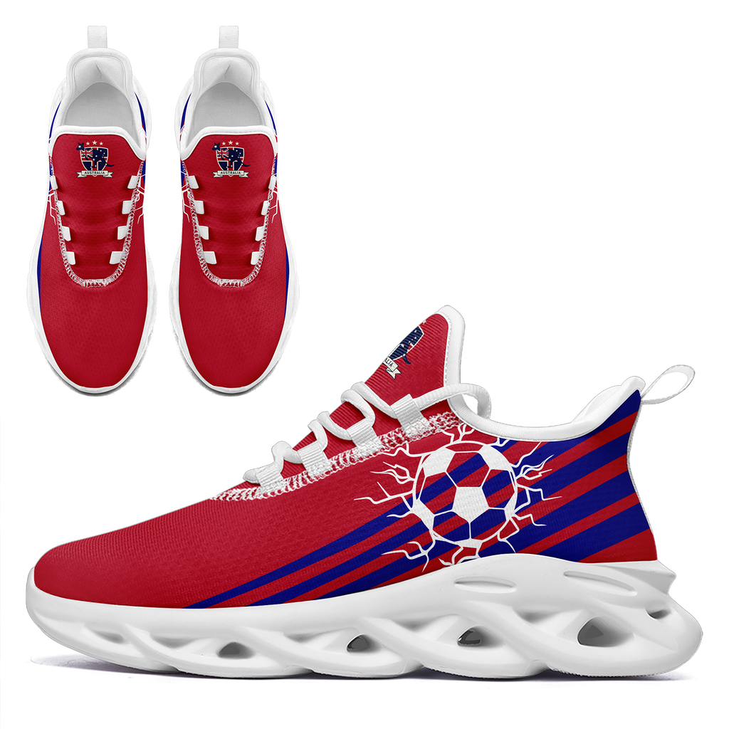 Custom Australia 2026 World Cup High Quality Soccer Stadium Version Jersey Sneakers Sports Shoes and Hat Combo Offer Personalized Team Name and Logo ZH-F025140-4