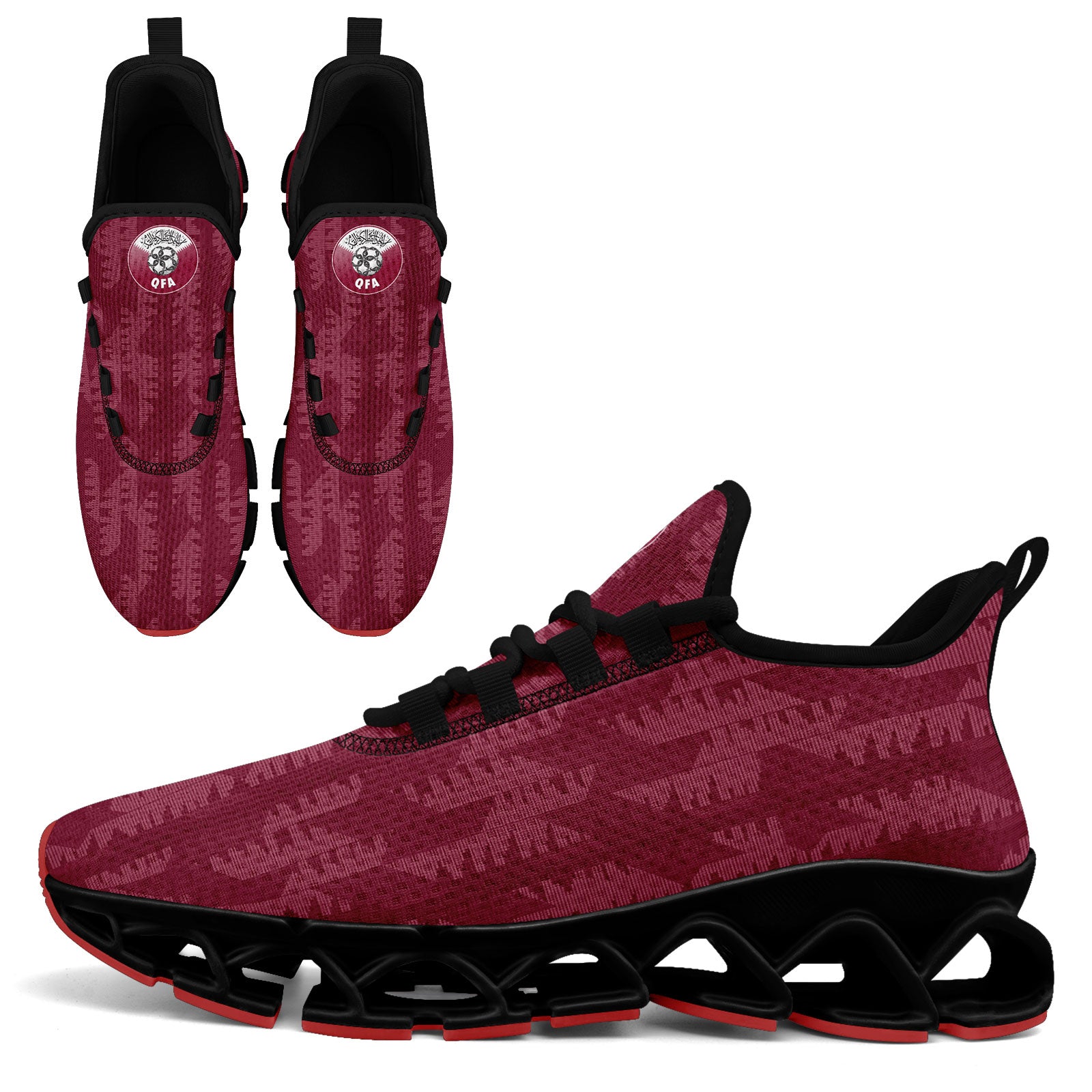 Custom Qatar 2026 World Cup High Quality Soccer Stadium Version Jersey Sneakers Sports Shoes and Hat Combo Offer Personalized Team Name and Logo ZH-F025144-4