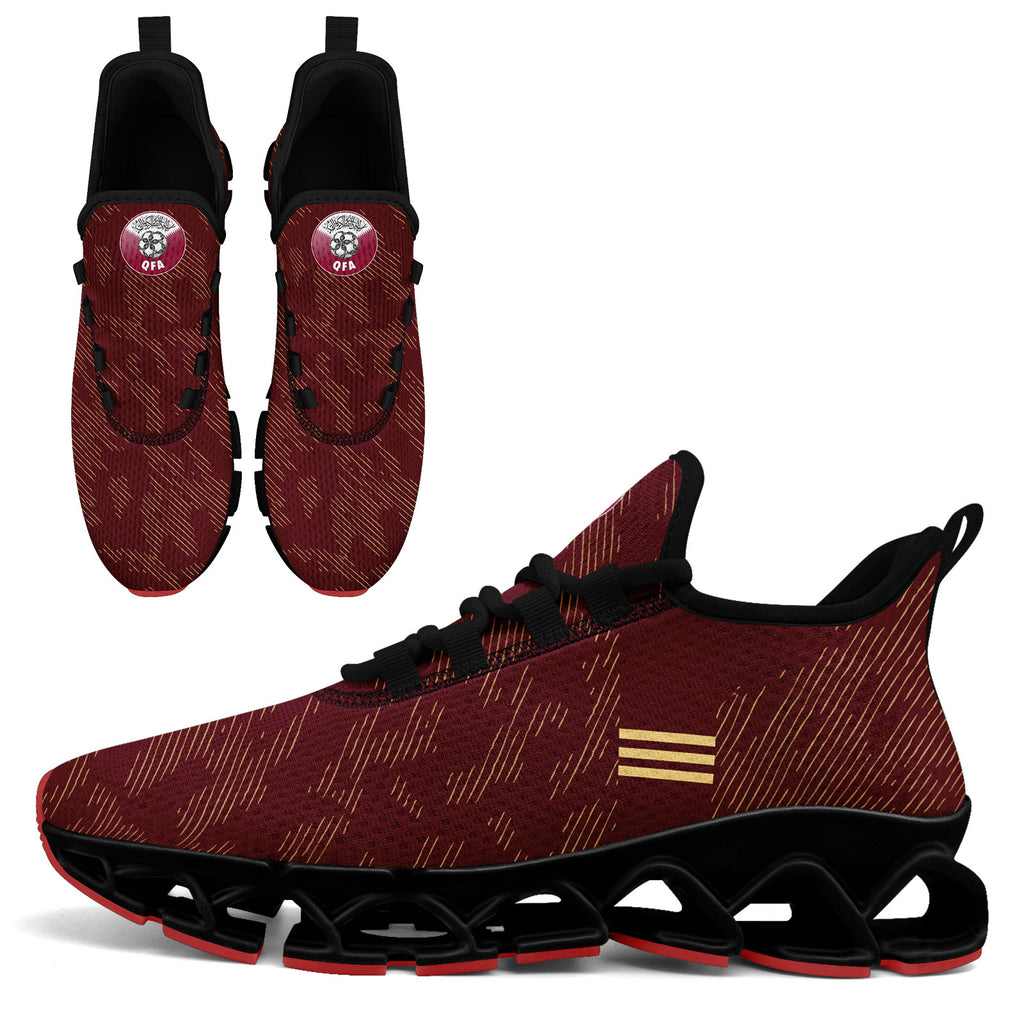 Custom Qatar 2026 World Cup High Quality Soccer Stadium Version Jersey Sneakers Sports Shoes and Hat Combo Offer Personalized Team Name and Logo ZH-F025144-5