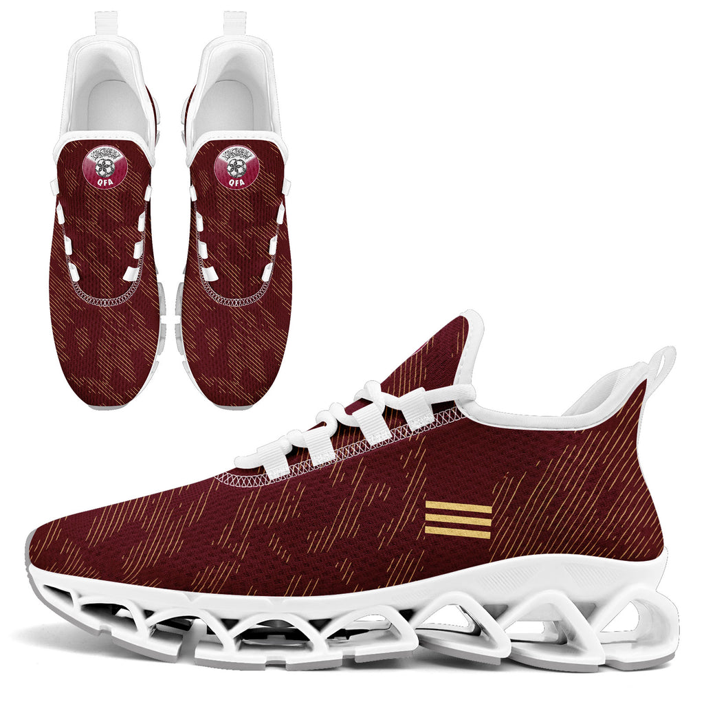 Custom Qatar 2026 World Cup High Quality Soccer Stadium Version Jersey Sneakers Sports Shoes and Hat Combo Offer Personalized Team Name and Logo ZH-F025144-5