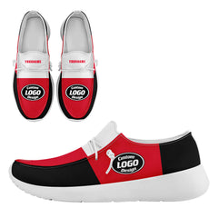 Custom Red White Blue Kansas City Sneaker Shoes Combo Offer Personalized Combo ZH-D020289-18